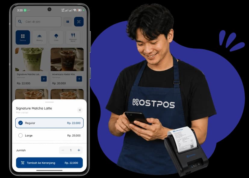 Kelola Pesanan Offline KOSTPOS